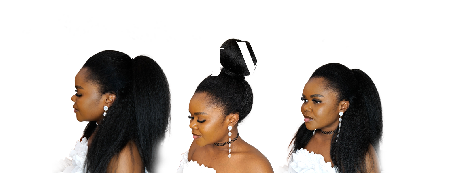 Ivonmelda Chic Natural Half Wig