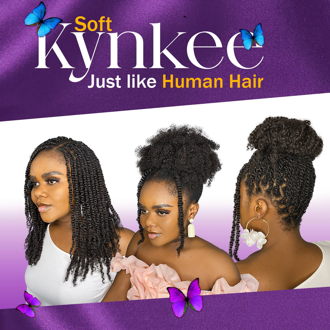 Kinkee Hair | Like Human Hair Premium Blend Kinkee Hair | Like Human Hair Premium Blend
