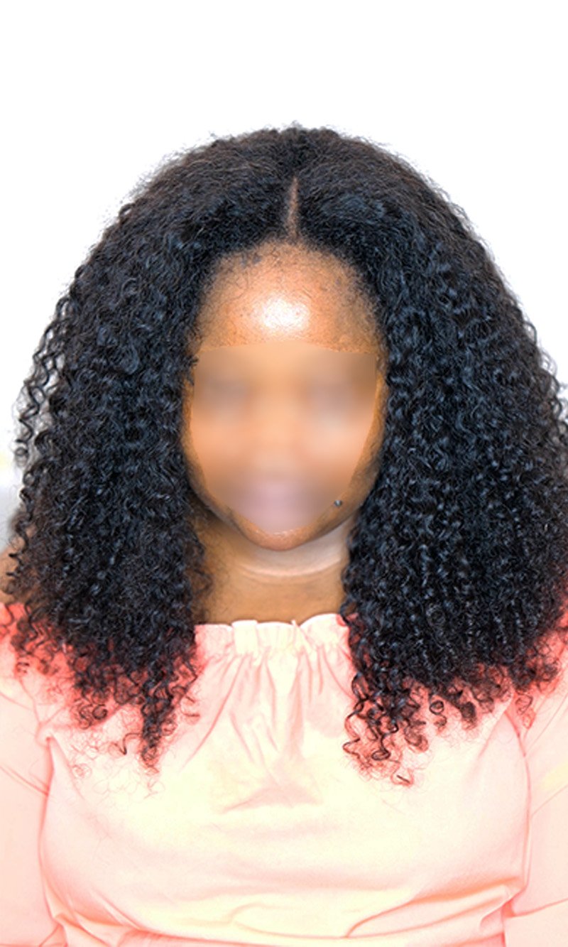 Curcly Humanhair crochet