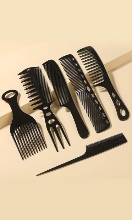 6pcs/Set Comb Set | Hair Detangler and Hair Care Tool